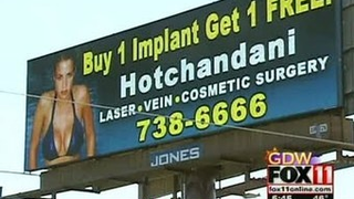 "Buy One Implant, Get One Free" Ad Created By A Boob